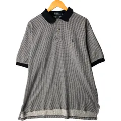 古着 ラルフローレン Ralph Lauren POLO by Ralph Lauren 半袖 チェック ポロシャツ メンズXL相当/eaa570897