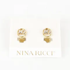 美品『USED』NINA RICCI【ニナリッチ】 イヤリング メタル レディース