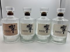 響 Hibiki ウイスキー 箱付 空瓶 4本セット - メルカリ