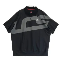 サイズ：M LE COQ GOLF ルコックゴルフ  半袖ポロシャツ  ブラック系 [240101408211]# ゴルフウェア レディース ストスト