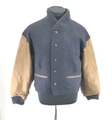 ヴィンテージ　ペイトンプレイススポーツ　牛革　スタジャン　刺繍　ウール　ブラウン 2025年最新】ペイトンプレイス スタジャンの人気アイテム - メルカリ