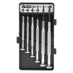 【迅速発送】イーバリュー(E-Value) 精密ドライバーセット 6本組 -1・-1.2・-1.6・+00・+1mm ED-20のサムネイル