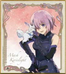 [중고] 종이 제품 마쉬 키리에 라이트 [Fate / Grand Order - 절대 마수 전선 바빌로니아 - 스탠드가있는 미니 컬러 종이 컬렉션]