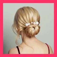 【スタッフおすすめ！】Frcolor ヘアアクセサリー パール ヘアピン U 髪飾り 5種類 18本セット ウェディング 結婚式 ヘアアクセサリー 卒業式 発表会 女性 女の子 髪留め パール ホワイト