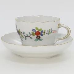 マイセン　チャイニーズバタフライプレート18cm シノワズリ一級品　未使用品 マイセン Meissen シノワズリ チャイニーズバタフライ カップ