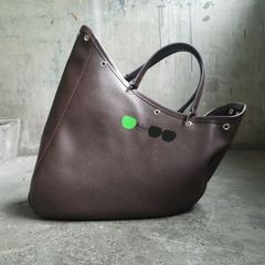 COMME des GARCONS × The Beatles BOAT BAG Green Apple コムデギャルソン ビートルズ ボートバッグ ロゴ グリーンアップル ブラウン