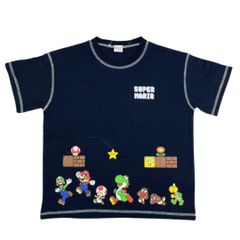 SR8815 マリオ 半袖 Tシャツ キッズ ジュニア トドラー　スクール　男の子 女の子 100-170cm