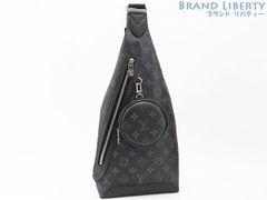 【ほぼ新品】ルイヴィトン　LOUIS VUITTON　モノグラム エクリプス　デュオ スリングバッグ　ボディバッグ　バムバッグ　ショルダーバッグ　ブラック　カーフレザー　M30936