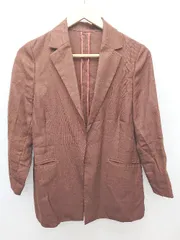 ◇ green label relaxing UNITED ARROWS 薄手 長袖 テーラードジャケット サイズ36 ブラウン レディース P  【1406110006939】