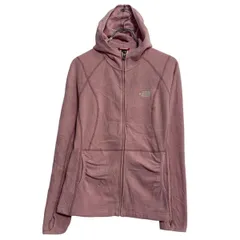 THE NORTH FACE フリースジャケット レディース M ピンク ノースフェイス ジップアップ ラグラン ロゴ 古着卸 アメリカ仕入 a612-7707