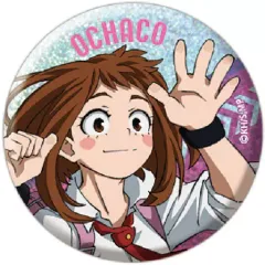 【中古】バッジ・ピンズ(キャラクター) 麗日お茶子(グリッター缶バッジ) 「僕のヒーローアカデミア 缶バッジコレクション」