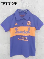 ◇ le coq sportif ルコックスポルティフ 半袖 ポロシャツ サイズS パープル オレンジ レディース 【中古】 【1002800690633】