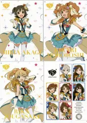 アイドルマスターシンデレラガールズ 諸星きらり　タオル缶バッジラバストシール等 アイドルマスター シンデレラガールズ 公式ビッグスクエア缶