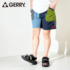 新品 GERRY 水陸両用 ナイロン ショートパンツ メンズ 短い 速乾 バギーズショーツ クライミングショートパンツ ハーフパンツ アウトドア ショーツ 多色 切替 クレイジー切替 M L LL XL クレイジー 078600