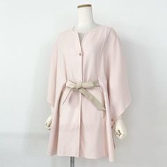 63g2 イタリア製 Loro Piana ロロピアーナ カシミヤポンチョ ケープ フリーサイズ ピンク カシミヤ100％ レディース 婦人