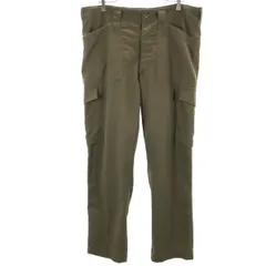 オーストリア軍 ミリタリー カーゴパンツ カーキ系 Austrian Army ボタンフライ ビッグサイズ メンズ