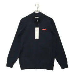 未使用品 メンズ アンパスィ and per se ニットアウター M 紺 ネイビー ダブルジップ【2024年春夏モデル】