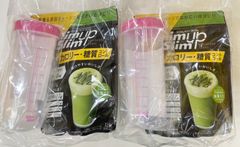 アサヒ スリムアップスリム シェイク抹茶ラテ 315g×2個 シェイカー2個付き