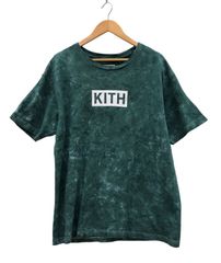 68.KITH タイダイ ボックスロゴ Ｔシャツ Green 【店舗併売品】