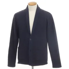 【中古】アバハウス ABAHOUSE ポリエステル フリース ショールカラー カーディガン ダークネイビー【サイズ48】【メンズ】のサムネイル