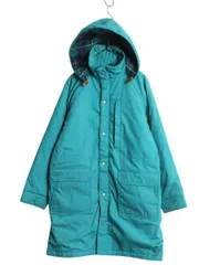 【お得なクーポン配布中!】 80s エルエルビーン ロング マウンテンパーカー ジャケット メンズ L 程/ ヴィンテージ LLBEAN コート 中綿 チェック ウール ライナー付き