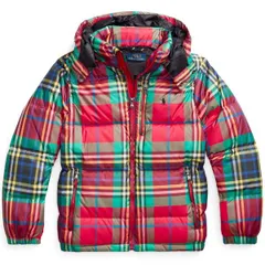 【新品】ラルフローレン ウォーターリペレント プラッドダウンジャケット