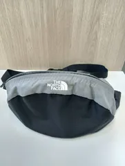 【中古品】 THE NORTH FACEザノースフェイス ボディバッグ ポーチ グレー×黒ブラック バッグかばん 現状品