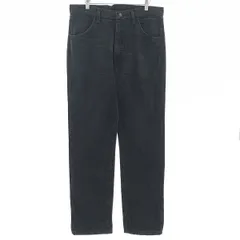 古着 ラスラー RUSTLER ブラックデニム ストレートデニムパンツ メンズw35相当/eaa402356