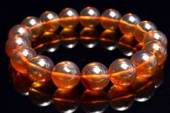 【１点物】希少◇ミャンマー産 レッドブルーアンバー　11.5mm　ブレスレット パワーストーン 天然石 _MA4465