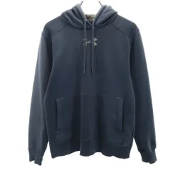 アンダーアーマー 長袖 スウェットパーカー SM ネイビー UNDER ARMOUR 裏起毛 メンズ