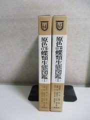 17か2535す　最終価格原色日本蝶類生態図鑑1.2巻セット/保育社の原色図鑑64.65/福田晴夫/保育社/生物学/昆虫学/タテハチョウ/テングチョウ/アゲハチョウ　昭和57・58年初版　函汚れ有