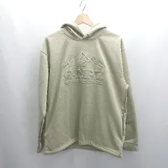 ◇ ⊇ CAMP7 キャンプセブン 裏起毛 長袖 パーカー サイズM カーキ系 メンズ E  【1503060020128】