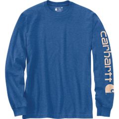 カーハート　腕ロゴ　ロンT　濃青　M　●新品●訳あり Carhartt