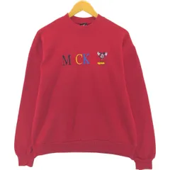 古着 90年代 MICKEY UNLIMITED MICKEY MOUSE ミッキーマウス キャラクタースウェットシャツ トレーナー USA製 メンズL相当/eaa449535