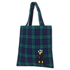 当時物 GLADEE&CO. グラディー パンダ チェック柄 トートバッグ 希少 