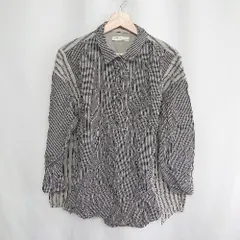 ◇ ⊂ classic チェック 長袖 シャツ サイズＦ グリーン系 レディース E  【1409100060232】