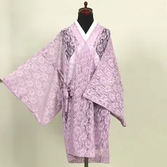 米沢織　リバーシブル羽織　新品羽織　ヨネオリ　山形米沢　縞羽織　黒い羽織　半纏 キャロル・妖 リバーシブルロング羽織(FREE チャコールグレー