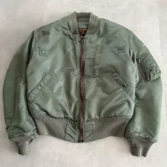 USA製HOPE MFG☆ MA-1フライトジャケットLセージグリーン HOPE MFG INC. MA-1 FLIGHT JACKET<br>【ホープMFG社 MA-1