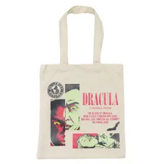 【メール便】ドラキュラ トートバッグ キャンバストート ブラックバット ユニバーサル映画 丸眞 手提げかばん A4サイズ対応 映画キャラクター グッズ 