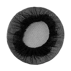 ヘアーネット 1個 大人 ジュニア キッズ お団子 ヘア シニヨンネット バレエ ダンス 新体操 レッスン 発表会 まとめ髪 黒 フリル 飲食 衛生 ブラック va3