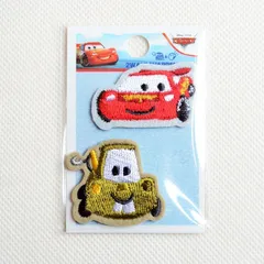 ワッペン アイロン ディズニー Cars カーズ マックイーン & メーター シール ミニ ミニカー D01Y2144 ビンテージ アウトドア