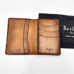 美品✨️Berluti ベルルッティ 名刺入れ カード パスケース ベルルッティ Berluti 名刺入れ カードケース レザー ブラック