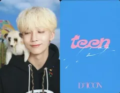 【中古】コレクションカード(男性) SEVENTEEN/JEONGHAN(ジョンハン)/裏面青・印刷サイン入り/「DICON D’FESTA MINI EDITION SEVENTEEN」フォトカード