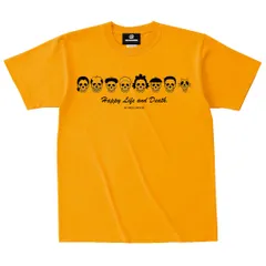 【土日も発送】スカル・ファミリー Tシャツ 半袖 イエロー サザエさん ドクロ スカル SHT-02YE
