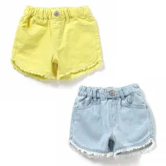 子供服 Seraph セラフ カラフル フリンジ ショート パンツ キッズ 女の子 2025夏