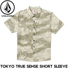 半袖シャツ VOLCOM ボルコム ヴォルコム TOKYO TRUE SENSE SHORT SLEEVE A0412500 LIGHT BEIGE 日本代理店正規品