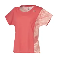 DUNLOP ダンロップ ゲームシャツ DAP-1523W テニス ウェア(レディース) (DAP1523W)、(CPK)コーラルピンク