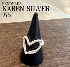 シルバーリング カレンシルバー カレン族 ハンドメイド エスニック #84