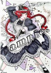 【原画】手描きイラスト　オリジナル　メイド