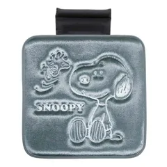 【在庫セール】45x45cm ストッパー付 グレー 角型 軽/普通車 スヌーピープレス 5712-02GY シートクッション ボンフォーム(BONFORM)